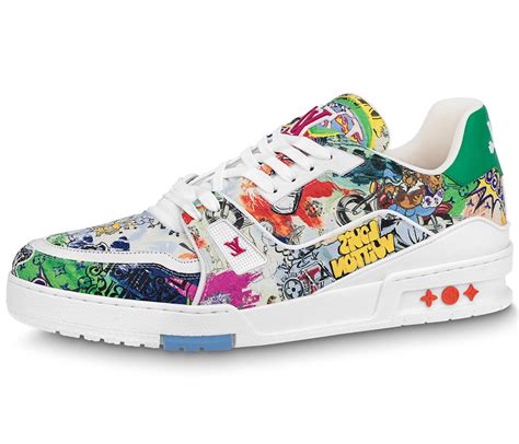 lv trainer comic|Louis Vuitton LV Trainer Comic Motifs Multi (SS23).